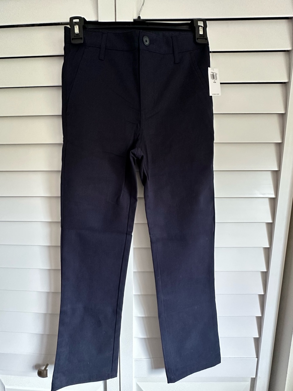 Old Navy Boys Uniform Slim Chinos in Navy Blue